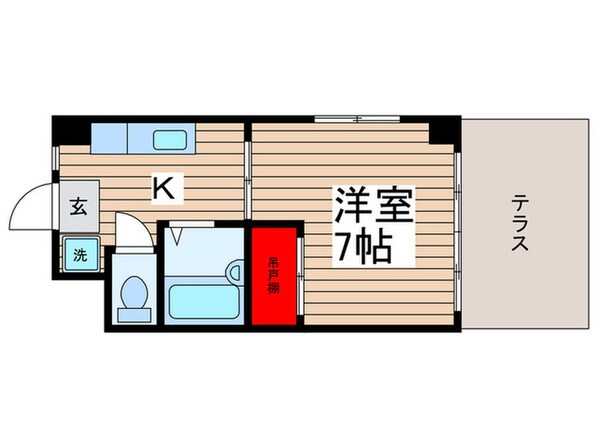 第７コマツコーポの物件間取画像